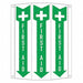 Safety Sign 12 in x 8 1/4 in Aluminum