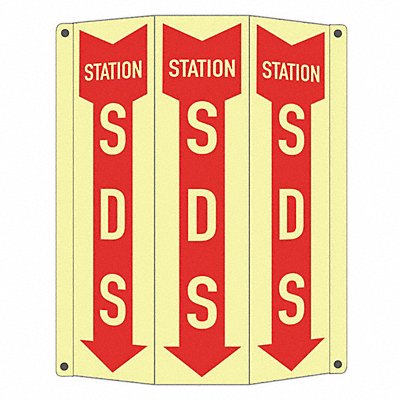 Safety Sign 10 inx8 1/4 in Aluminum