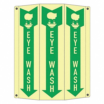 Safety Sign 10 in x 8 1/4 in Aluminum