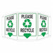 Safety Sign 10 in x 17 1/2 in Aluminum