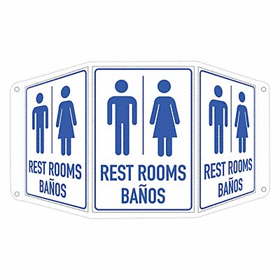 Safety Sign 10 in x 17 1/2 in Aluminum