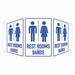 Safety Sign 10 in x 17 1/2 in Aluminum
