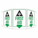 Safety Sign 10 in x 17 1/2 in Aluminum