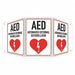 Safety Sign 10 in x 17 1/2 in Aluminum