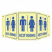 Safety Sign 10 in x 17 1/2 in Aluminum