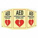 Safety Sign 10 in x 17 1/2 in Aluminum