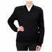 V-Neck Military Sweater Black M