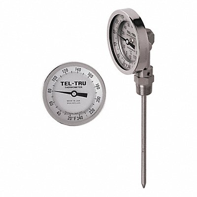 Analog Dial Thermometer Stem 9 L