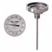 Analog Dial Thermometer Stem 24 L