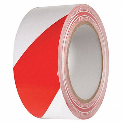 Floor Tape Red/White 2 inx54 ft Roll