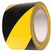 Floor Tape Black/Yellow 3 inx54 ft Roll