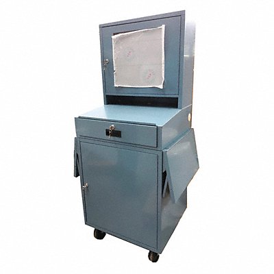 MblCompCab 1Shlv Blu 62.75 x24.5 x22.5 