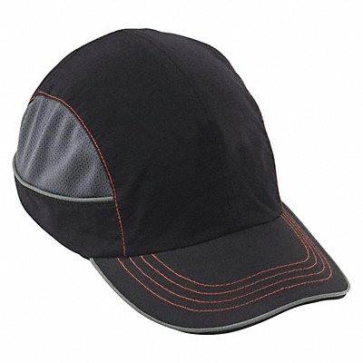 Bump Cap Baseball Hook-and-Loop Black