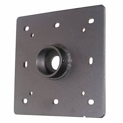 Ceiling Plate Black 7.5 Dx1.25 Hx7.5 W