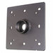 Ceiling Plate Black 7.5 Dx1.25 Hx7.5 W