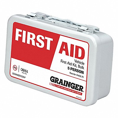 First Aid Kit Cabinet Wht 5 Hx3 Wx8 D