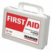 First Aid Kit White 2-3/8 Hx6-5/16 W