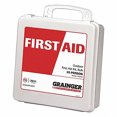 First Aid Kit White 10 H x 3 W x 10 D