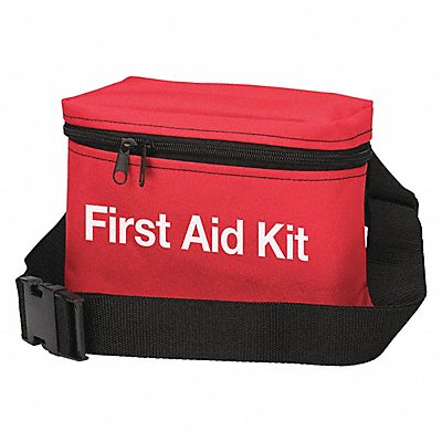 First Aid Kit Red 8 H x 3-1/2 W x 4 D