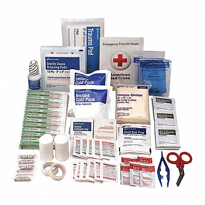 First Aid Kit Refill Wht 6 Hx4 Wx8 D