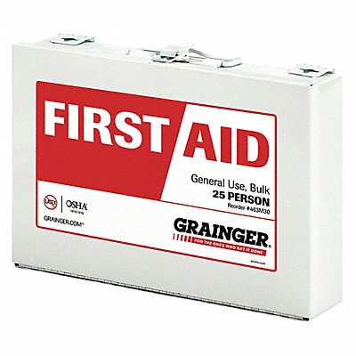 First Aid Kit Cabinet Wht 7 Hx2-1/2 W