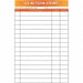 Dry Erase Board Gloss Plstc Wht 36 x24 