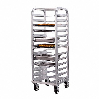 Stepped Angle Pan Rack 73 in H