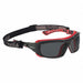 Safety Glasses Smoke Lens Wraparound