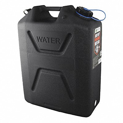 Water Container 5 gal Black 18-1/4 H