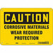 J6946 Safety Sign 7 in x 10 in Aluminum