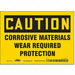 J6946 Safety Sign 5 inx7 in Vinyl