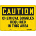 Safety Sign 10 inx14 in Polyethylene