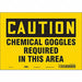 Safety Sign 7 in x 10 in Vinyl
