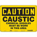 Safety Sign 10 inx14 in Aluminum