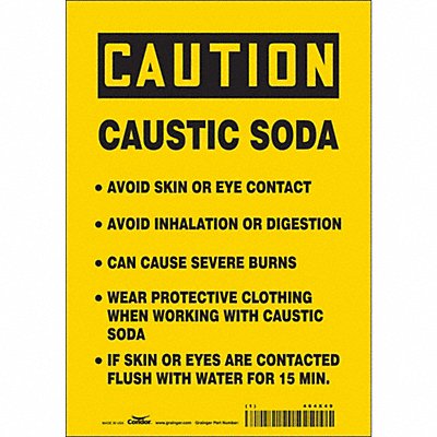 Safety Sign 10 in x 7 in Vinyl