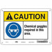 Safety Sign 7 in x 10 in Polyethylene