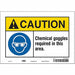Safety Sign 7 in x 10 in Vinyl