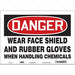 Safety Sign 10 inx14 in Vinyl