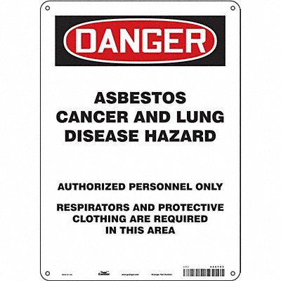 Safety Sign 14 in x 10 in Aluminum