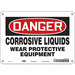 Safety Sign 7 in x 10 in Aluminum