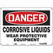 Safety Sign 10 in x 14 in Aluminum