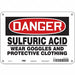Safety Sign 7 in x 10 in Aluminum