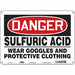 Safety Sign 10 inx14 in Aluminum