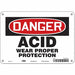 Safety Sign 7 in x 10 in Aluminum