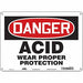 Safety Sign 10 inx14 in Aluminum