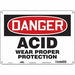 Safety Sign 10 inx14 in Polyethylene