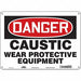 Safety Sign 10 in x 14 in Aluminum
