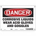 Safety Sign 7 in x 10 in Aluminum