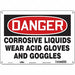 Safety Sign 10 inx14 in Aluminum