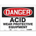 Safety Sign 10 inx14 in Vinyl